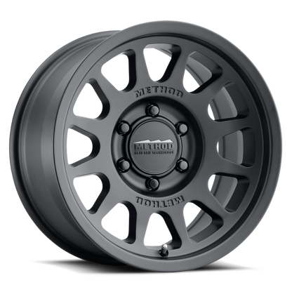 Method MR703 17x8.5 +35mm Offset 6x5.5 106.25mm CB Matte Black Wheel