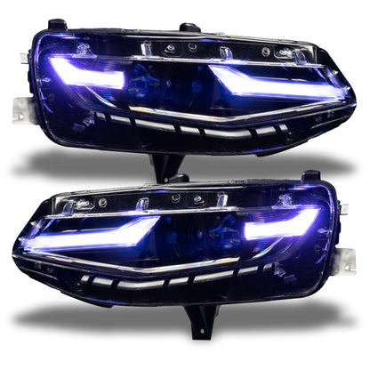 Oracle 19-21 Chevy Camaro LS/LT RGB+A Headlight DRL  Kit - ColorSHIFT w/ 2.0 Controller SEE WARRANTY