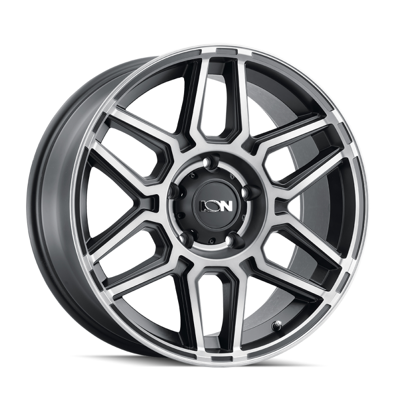 ION Type 146 20x10 / 5x127 BP / -19mm Offset / 78.1mm Hub Matte Black W/Machined Dart Tint Wheel