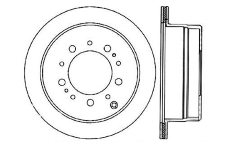 StopTech Slotted & Drilled Sport Brake Rotor