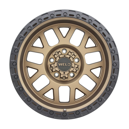 Weld Off-Road W115 17X10 Cinch 6X135 6X139.7 ET-25 BS4.50 Satin Bronze / Satin Black 106.1