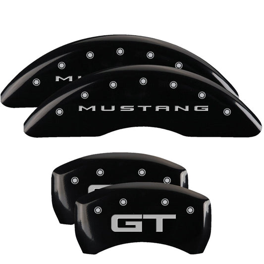 MGP 4 Caliper Covers Engraved Front & Rear MGP Yellow finish black ch