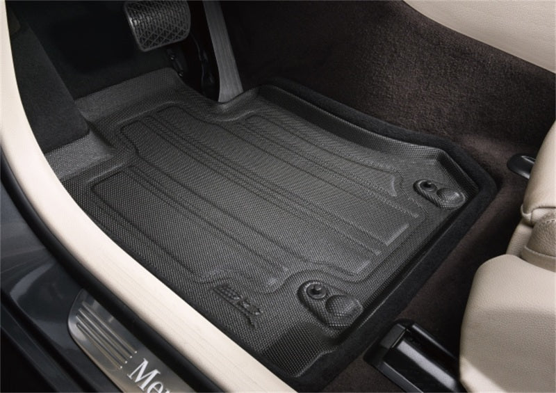 3D MAXpider 15-22 Ford F150 Supercrew Hybrid Insert Kagu 1st Row Floormat for L1FR08304609 - Black