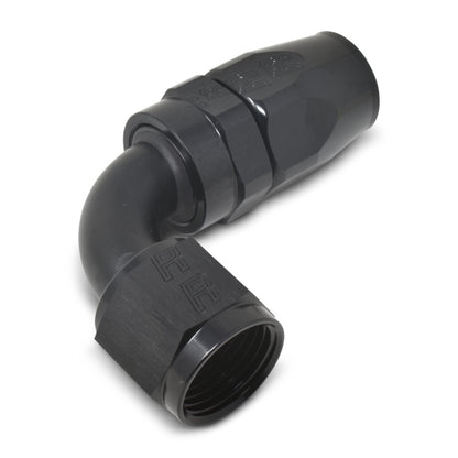Russell Performance -16 AN Black 90 Degree Full Flow Hose End