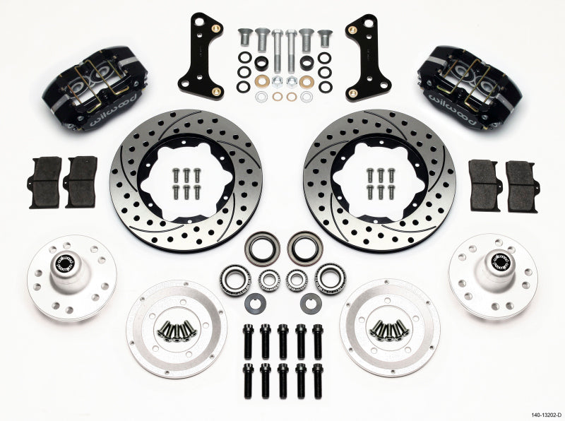 Wilwood Dynapro Dust-Boot Front Kit 11.00in Drilled 67-69 Camaro 64-72 Nova Chevelle