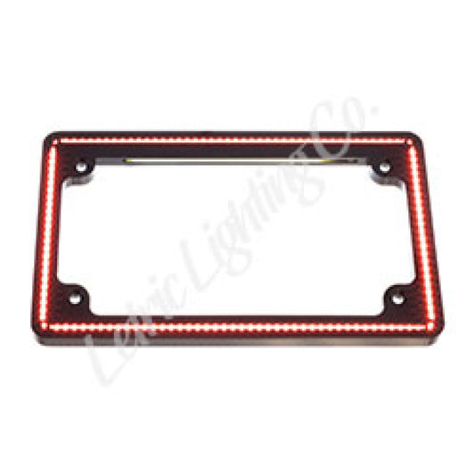 Letric Lighting 2014+ Street Glide Perfect Plate Light License Plate Frame (Gloss)
