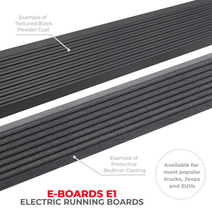 RealTruck 15-20 Chevrolet Suburban / GMC Yukon XL 4dr VoltStep Electric Running Board Kit - Tex Blk