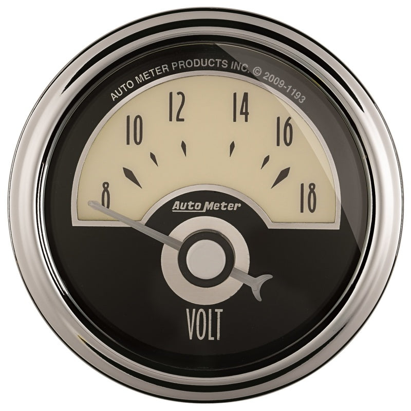 AutoMeter Gauge Voltmeter 2-1/16in. 18V Elec Cruiser Ad