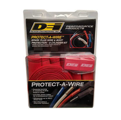 DEI Protect-A-Boot and Wire Kit 8 Cylinder - Red