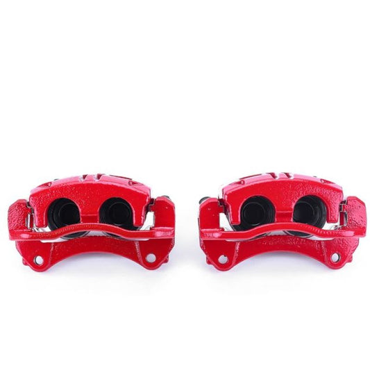 Power Stop 05-06 Chevrolet Equinox Front Red Calipers w/Brackets - Pair