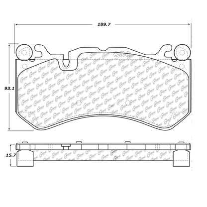 StopTech Mercedes Benz Front Street Touring Brake Pads