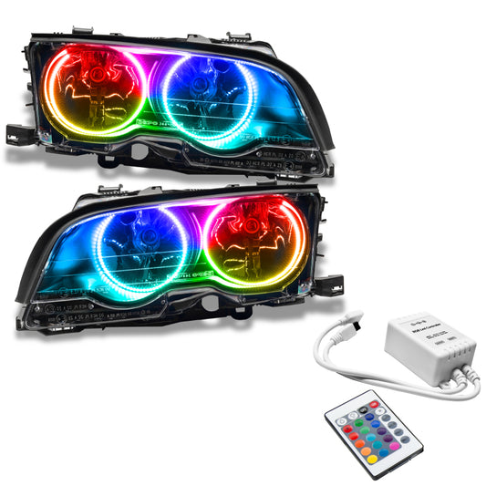 Oracle 99-01 BMW 3 Series Coupe HL - (Halogen) - ColorSHIFT w/ Simple Controller