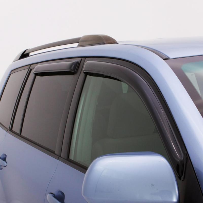 AVS 14-18 Mitsubishi Mirage Ventvisor Outside Mount Window Deflectors 4pc - Smoke