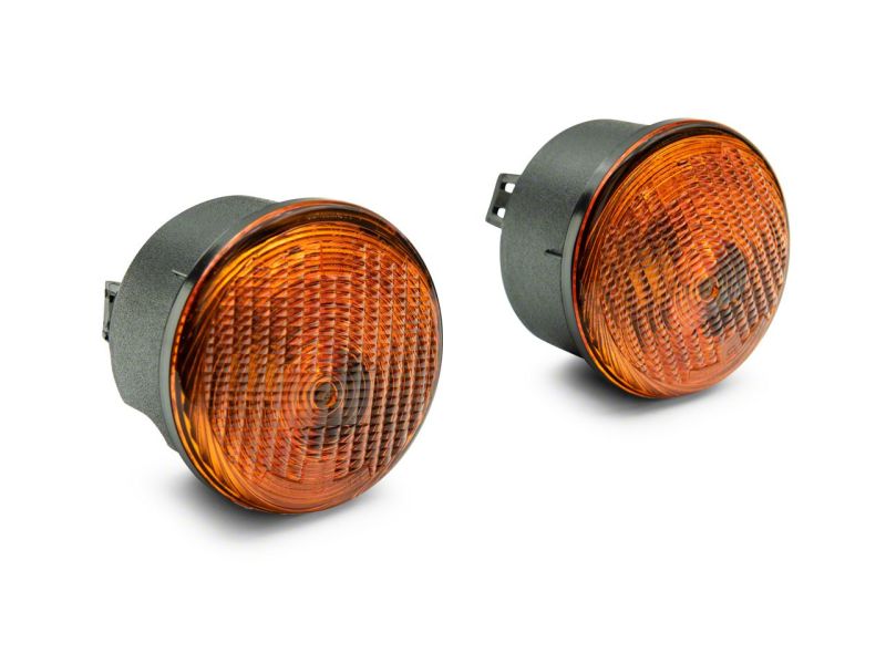 Raxiom 07-18 Jeep Wrangler JK Axial Series Replacement Turn Signal Lamps- Amber