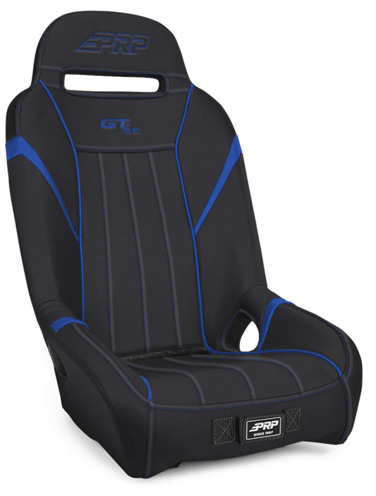 PRP GT/S.E. 1In. Extra Wide Suspension Seat- Black/Blue