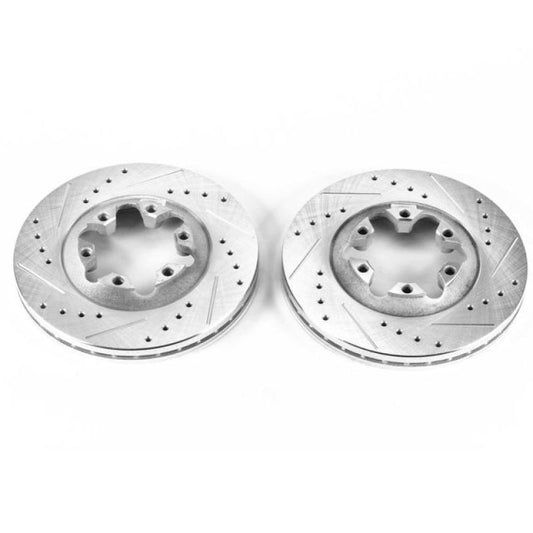 Power Stop 04-08 Chevrolet Colorado Front Evolution Drilled & Slotted Rotors - Pair
