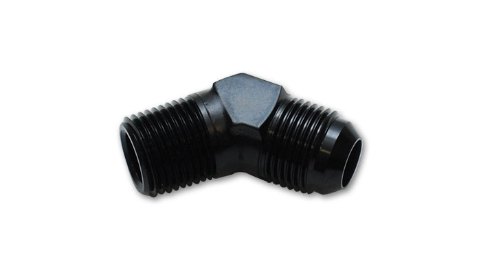 Vibrant - 45 Degree Adapter Fitting; Size: -6AN x 1/8" NPT