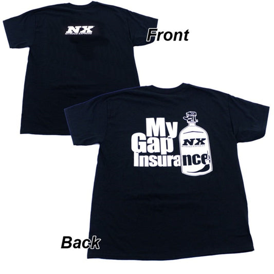 Nitrous Express Gap Insurance T-Shirt XL - Black