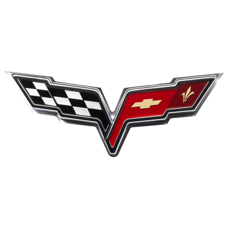 Oracle Chevrolet Corvette C6 Illuminated Emblem - Dual Intensity - Aqua SEE WARRANTY