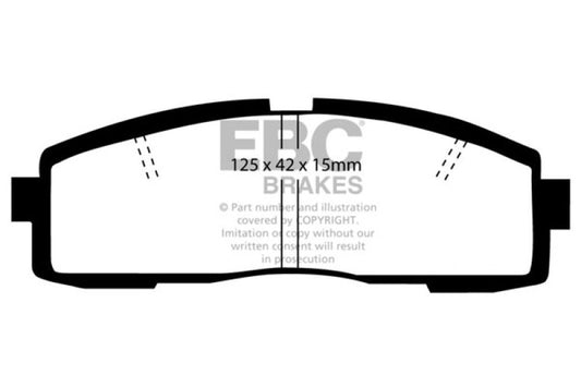 EBC 86-92 Toyota Supra 2.8 Ultimax2 Rear Brake Pads