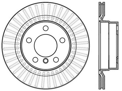 StopTech BMW 12-15 335i / 2014 428i / 2014 235i/228i Rear Right Slotted Sport Brake Rotor