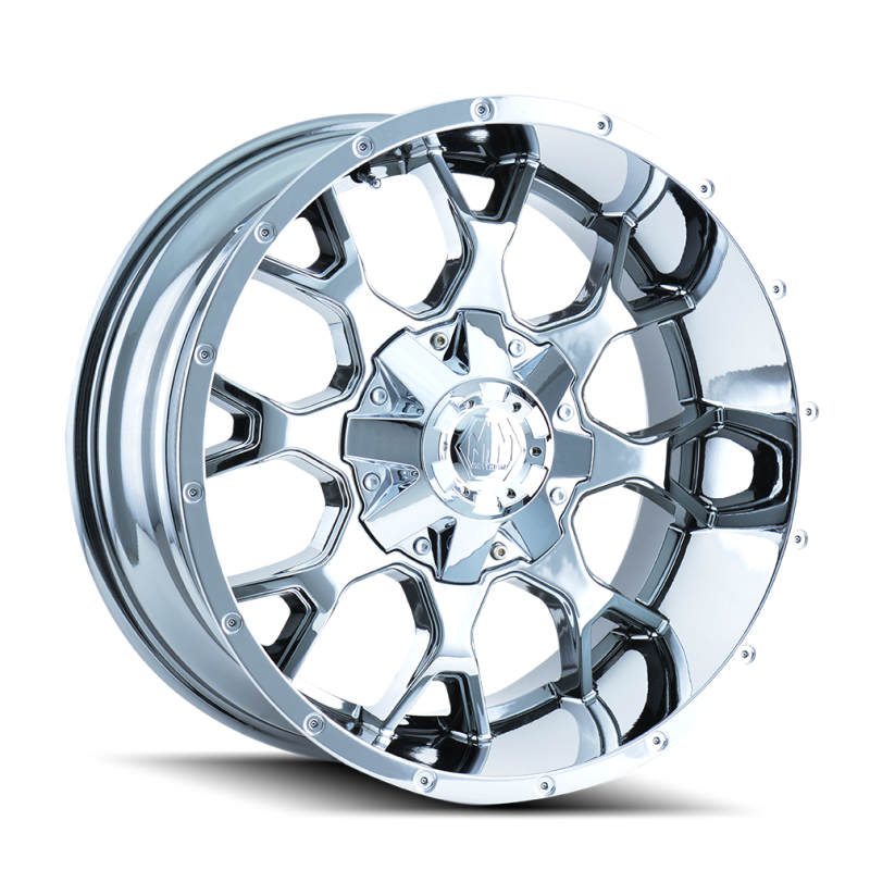 Mayhem 8015 Warrior 20x9 / 8x165.1 BP / 18mm Offset / 130.8mm Hub Chrome Wheel