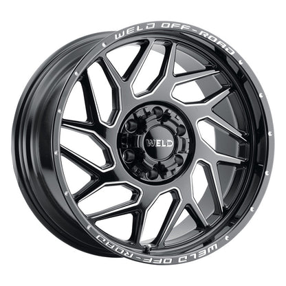 Weld Off-Road W117 20X10 Fulcrum 6X135 6X139.7 ET-18 BS4.75 Gloss Black MIL 106.1