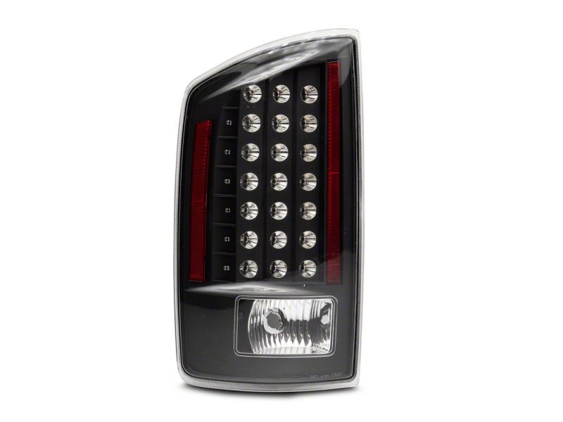 Raxiom 07-08 Dodge RAM 1500 LED Tail Lights- Blk Housing (Clear Lens)