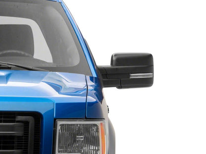 Raxiom 09-14 Ford F-150 Axial Series LED Sequential Mirror Mounted Turn Signals- Smoked