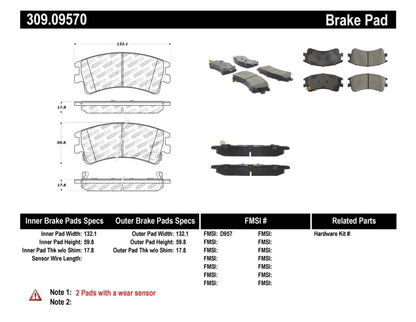 StopTech Performance Brake Pads