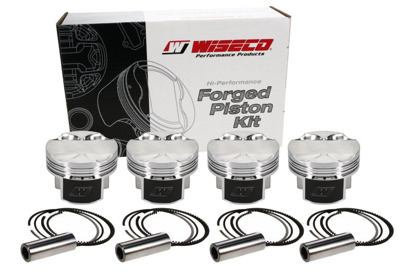 Wiseco Mitsubishi 4G63 7-Bolt -4cc FT 9.5:1 Comp Pistons - Set of 4
