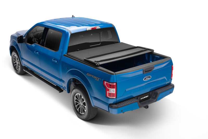 Lund 07-17 Toyota Tundra (6.5ft. Bed) Genesis Elite Tri-Fold Tonneau Cover - Black