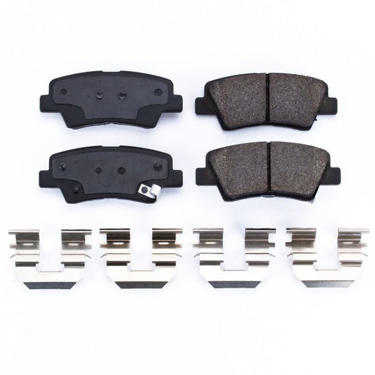 Power Stop 09-11 Hyundai Azera Rear Z17 Evolution Ceramic Brake Pads w/Hardware