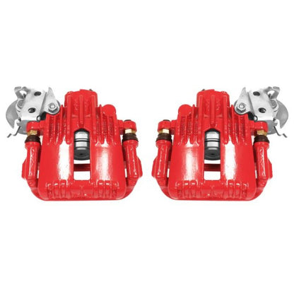 Power Stop 93-97 Chevrolet Camaro Rear Red Calipers w/Brackets - Pair