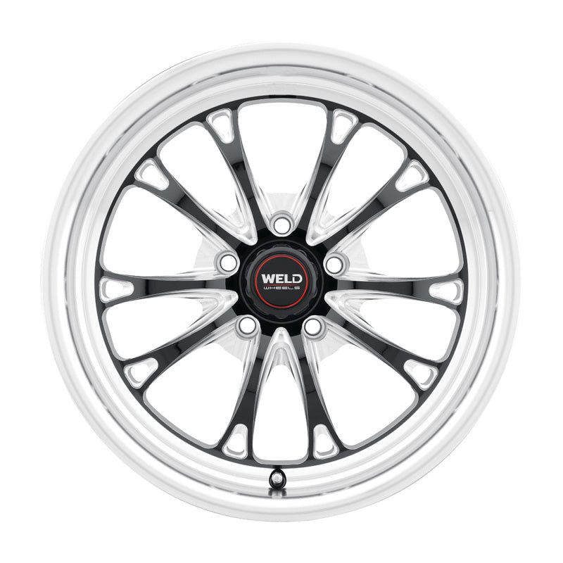 Weld S157 17X10 Belmont Drag 5X114.3 ET50 BS7.50 Gloss Black MIL Dia 78.1