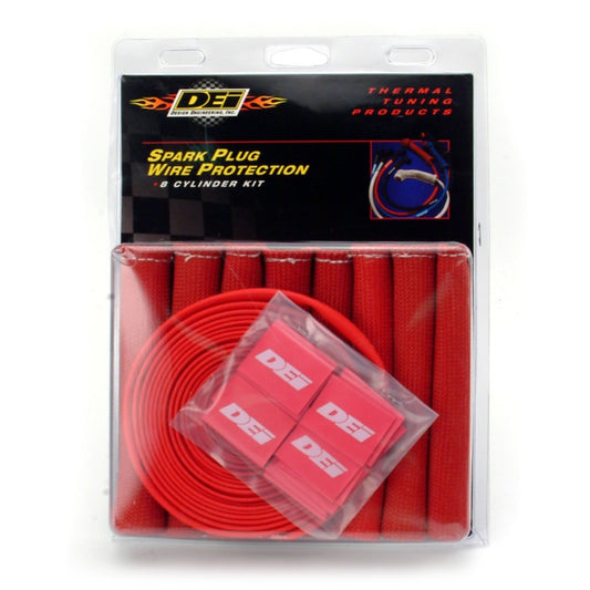 DEI Protect-A-Boot and Wire Kit 8 Cylinder - Red