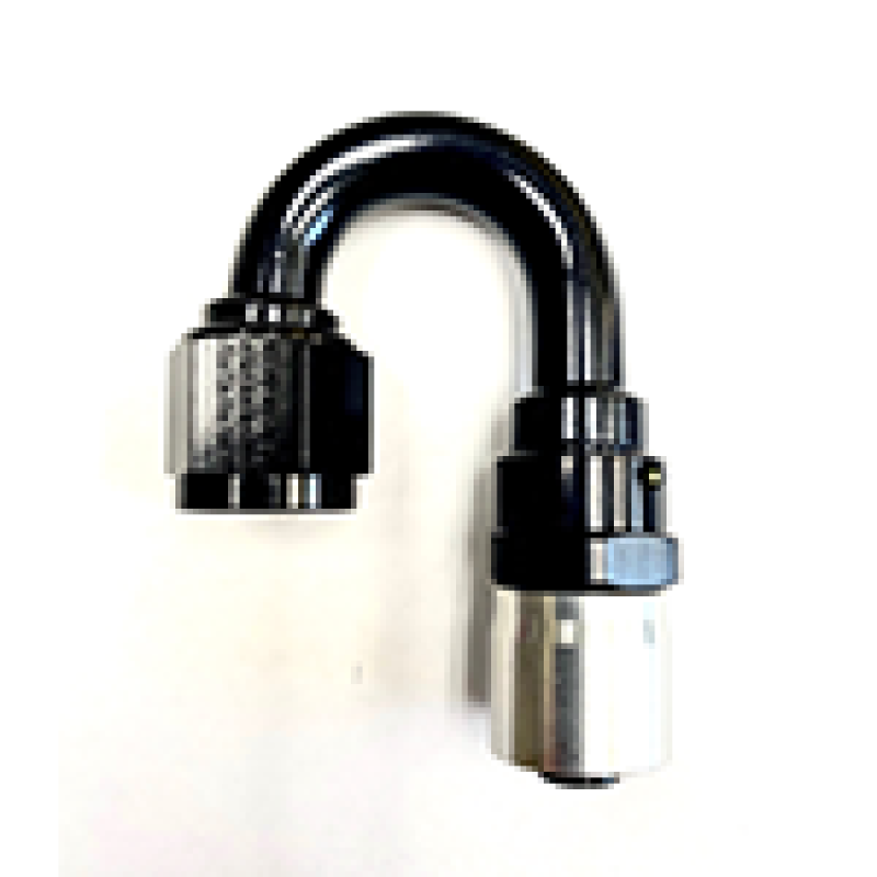 Fragola -12AN Male Rad. Fitting x 190 Degree Sport Crimp Hose End