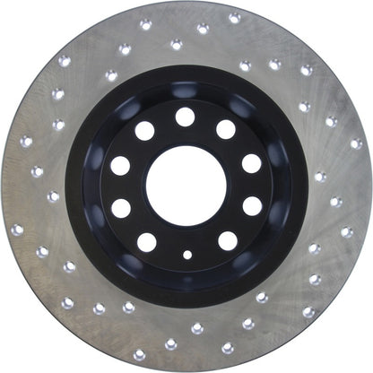 StopTech 10-11 & 13 Audi A3 Quattro / 10 VW GTI Mk VI Drilled Left CRYO-STOP Brake Rotor