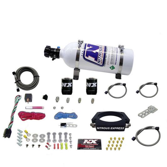 Nitrous Express GM LS 90mm Nitrous Plate Kit (50-400HP) w/5lb Bottle