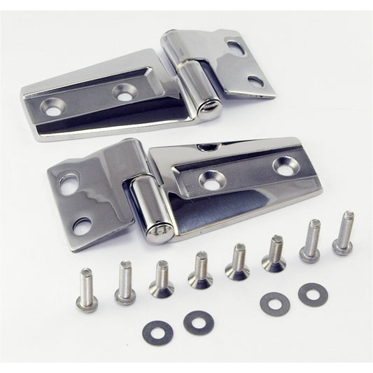 Rugged Ridge 07-18 Jeep Wrangler JK Stainless Hood Hinge Kit