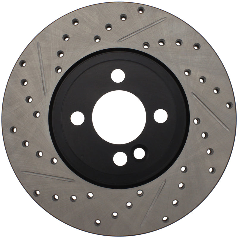 StopTech Slotted & Drilled Sport Brake Rotor 07-13 Mini Cooper