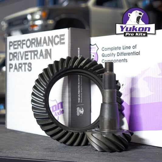 Yukon 11.5in AAM 4.11 Rear Ring & Pinion Install Kit Positraction 4.125in OD Pinion Bearing