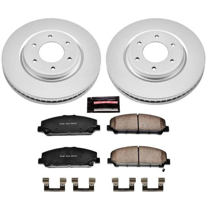 Power Stop 08-10 Infiniti QX56 Front Z17 Evolution Geomet Coated Brake Kit