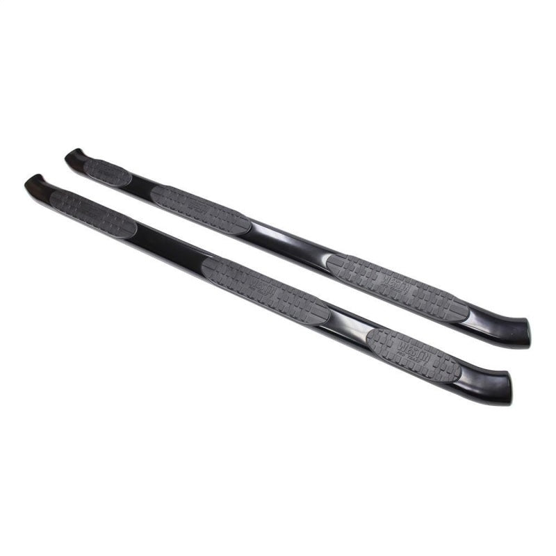 Westin 1999-2016 Ford F-250/350 Super Cab (6.75 ft Bed) PRO TRAXX 5 WTW Oval Nerf Step Bars - Black