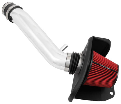 Spectre 16-18 Jeep Grand Cherokee V6-3.6L F/I Air Intake Kit - Polished w/Red Filter