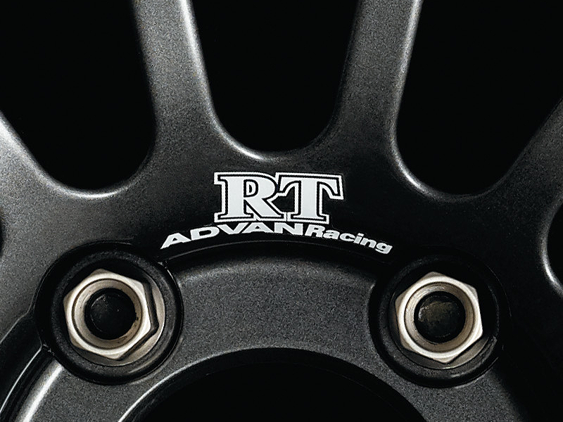 Advan RT Spoke Sticker (White) - 2 Pack