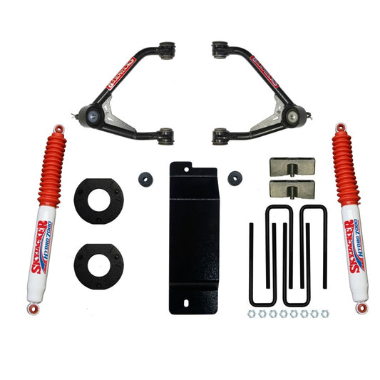 Skyjacker 2014-2016 GM 1500 4WD (w/Cast UCA) 3.5-4in UCA Lift Kit w/Rear Hydro 7000 Shocks