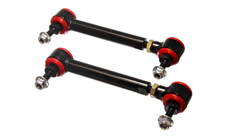 Energy Suspension Universal Red 6-3/4in-7-3/4in inAin Range Pivot Style End Link Set