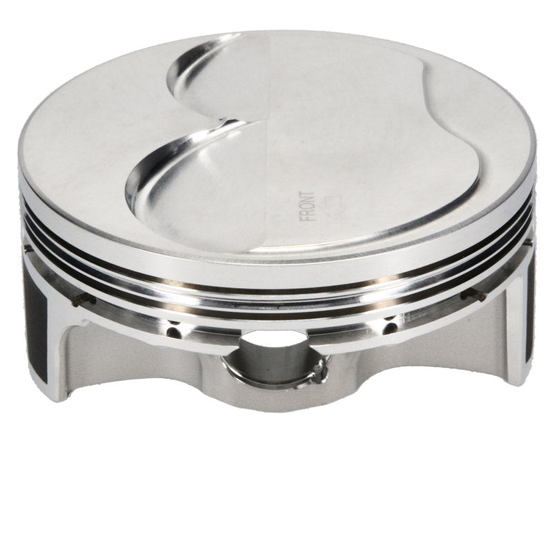 JE Pistons GM LS 4.080in Bore .015 LS3 Oversize 7.1cc Asymmetrical FSR Dome Pistons - Set of 8