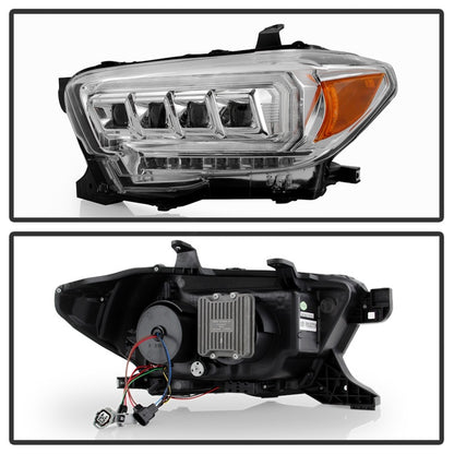 Spyder 16-20 Toyota Tacoma LED Model Only High-Power LED Headlights - Chrome PRO-YD-TT16LEDAP-C